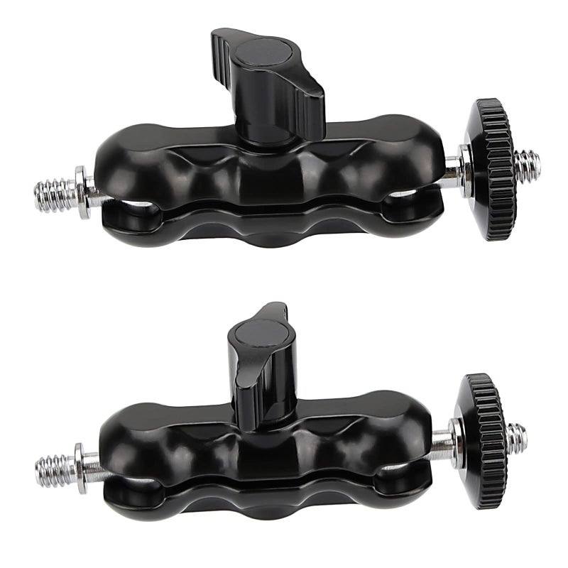 CAMVATE Universal Magic Arm with 1/4"-20 Thread(Black,2 Pieces) - 2080 - Image 1